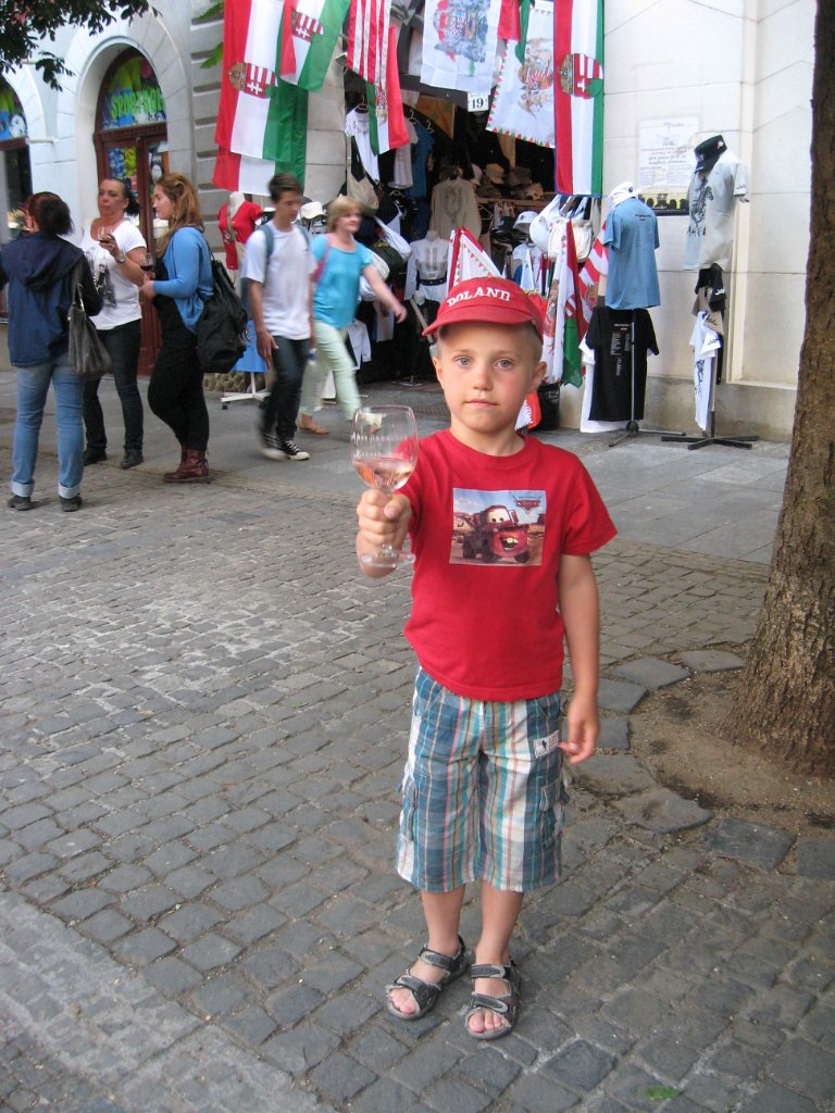 2014-06-21_19-45_IMG_1609.jpg - Wojtek na Nocy Muzeów w Keszthely - przy okazji Święto Wina